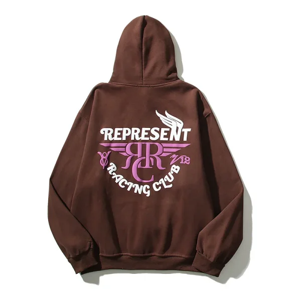 Clo Racing Club Hoodie Brown
