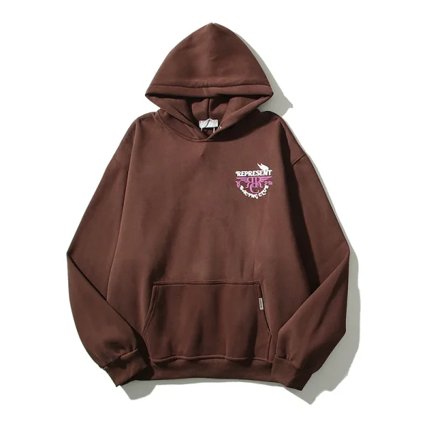 Represent Clo Racing Club Hoodie Brown