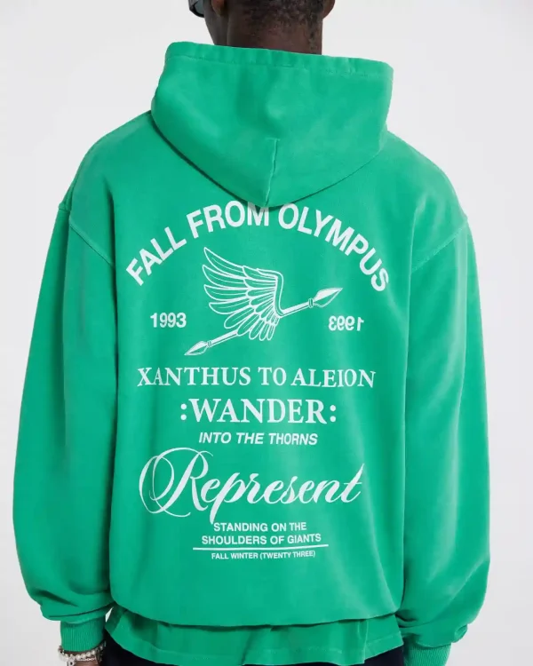 Fall From Olympus Hoodie Green
