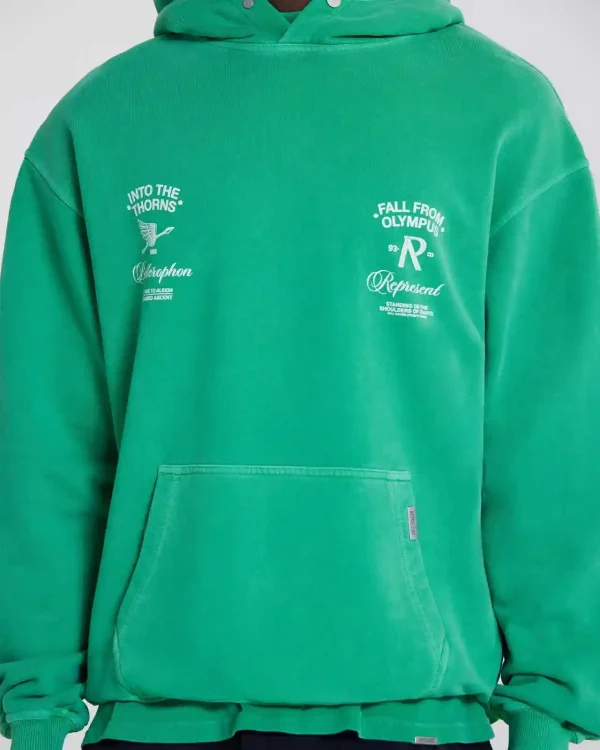 Fall From Olympus Hoodie Green