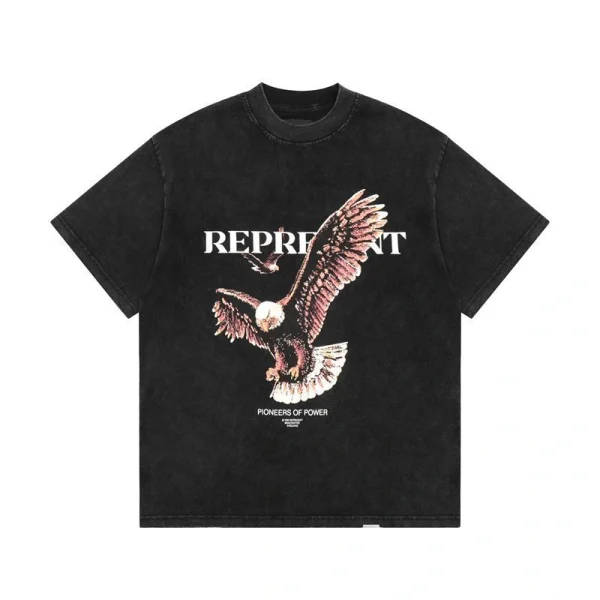 Represent T-Shirt Black Eagle