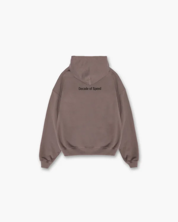 Decade Of Speed Hoodie Brown