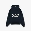 247 Oversized Hoodie Black