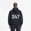 247 Oversized HoodieBlack