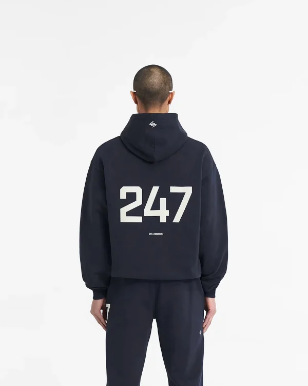 247 Oversized HoodieBlack
